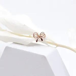 14k 더블 리본 피어싱 OPDJE4111