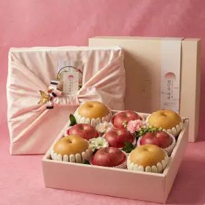 혼합 과일선물세트 사과 배 샤인머스캣 망고 명절 설날 과일선물 보자기포장