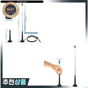 R91A 실내 FM 라디오 안테나 디지털 용 DAB 홈 스테레오 수신기 고 이득 텔레스코픽