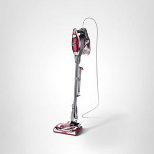 샤크 HV322 로켓 펫 플러스 유선 스틱 진공청소기(LED 헤드라이트 포함), XL 더스트 컵, 가볍고 반려동물 털 픽업에 적합하며 핸드 진공청소기로 변환, (2) 부착물 포함, 보르도/실버