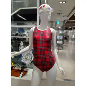 [아웃도어스/레노마스윔]여성체크 X백 실내원피스 RN-LF2E801