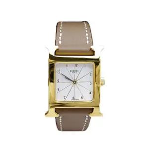 [에르메스] 에토프 H아워 금장 여성용 시계