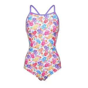 [하프클럽/레노마스윔]여성 더블 X백 스트랩 원피스 수영복 RN-LS2F807 PP