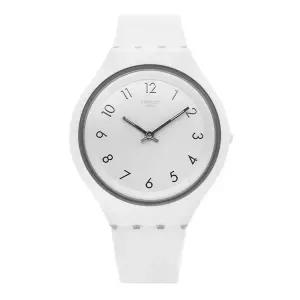 [스와치] SVUW101 SKIN SKINSNOW 남성 우레탄시계