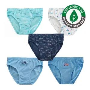 [코튼클럽] 오가닉 남아팬티 5매 C세트 초등학생 유아동 배변 순면 팬티