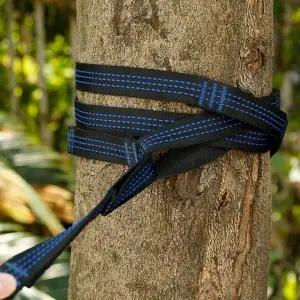 캠핑 해먹용 등산 로프 스트랩 벨트 간편 고정 끈 세트 (WFKMUZ3)