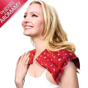 고품질 허브찜질팩 어깨용 기본형(그린 색상) 일회용앞치마 찜질팩 온열찜질기 눈찜질팩 핫팩 WFHW1V3