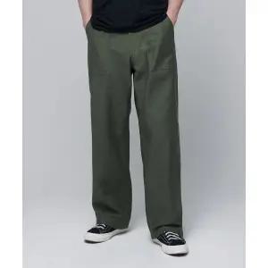 무신사스탠다드 MUSINSA STANDARD 와이드 퍼티그 팬츠 [카키] MMBPC9Z08-KH 171041