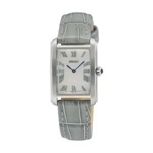 [세이코]세이코 SWR099P1 클래식 스퀘어 여성 가죽 손목시계