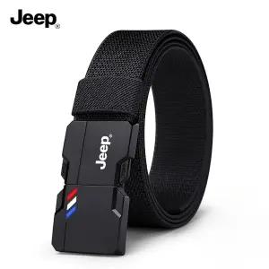 JEEP 남성용 아웃도어 다기능 전술 나일론 자동버클 스포츠 벨트