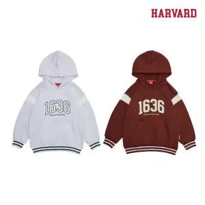 [롯데백화점]하버드 아치로고 바시티 후드티셔츠 B5S021