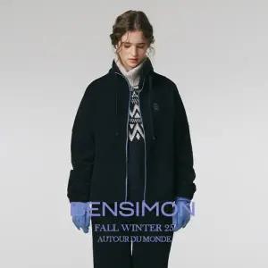 25FW 벤시몽 여성 배색포인트 플리스 셋업