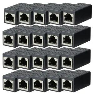 외장하드케이블 연결선 51020개 RJ45 이더넷 케이블 LAN 커넥터 Cat7 Cat6 Cat5e 연장 어댑터 암-암