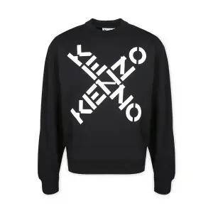 [겐조]스크래치_겐조 남성 로고 블랙 맨투맨 FA6 5SW521 4MS 99