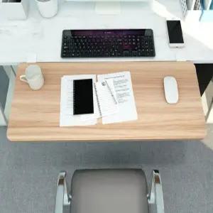 데스크탑 확장보드  연장 카보드 조립식 받침 책상연장판(1)