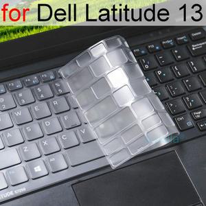 Dell Latitude 13 7300 7320 7330 7350 7370 7380 7389 7390 9330 3340 3350 7000 보호 스킨 케이스 실리콘 용 키보드 커버