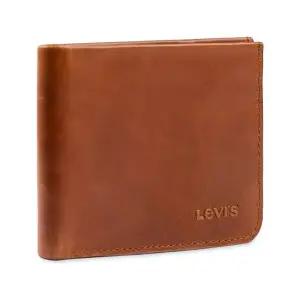 리바이스 가죽 남자 반지갑 브라운