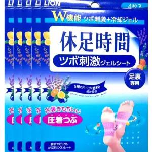 휴족시간 발 쿨링 지압 자극 젤 시트 4개입 x 5박스