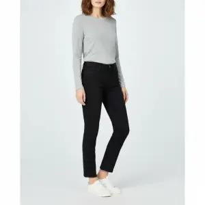 여성 겨울 기모 블랙진 슬림 스트레이트핏 펑바지 YN4D9190