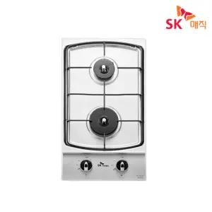 [박스불량]SK매직 GRAB220K/GRA-B220KA 전기식 매립형 2구 가스레인지 재고