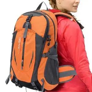 둘레길 패션 가방 35L 여성 인기 여행 베낭 오렌지 여행배낭 백패킹배낭 남자여행용백팩