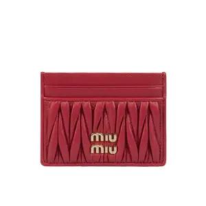 [로로모다]  마테라쎄 나파 가죽 여성 카드지갑 / 5MC076-AFPP-F0011