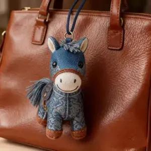 소형 데님 말 인형소품 수집용 말띠인형 친구선물 말모양인형 장식 인테리