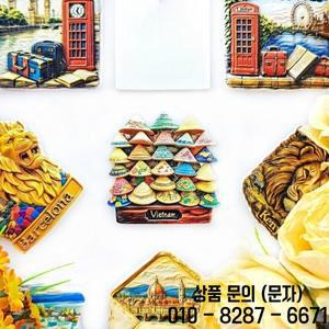 베트남 콘형 모자 냉장고   3D 수공예 기념품 논밭에서 영감을 받은 장식 독특한 아시아 선물