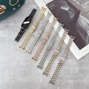 샤오미 미밴드 10/9/8용 메탈 스트랩, 스테인리스 스틸 시계줄, 미밴드 8/9/10 교체용 손목밴드 팔찌