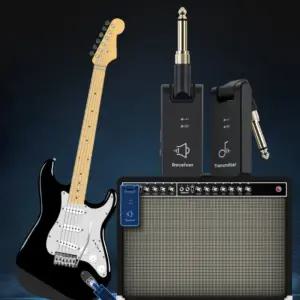 버스킹 일렉기타 기타무선앰프 악기용 무선송수신기 노이즈제거