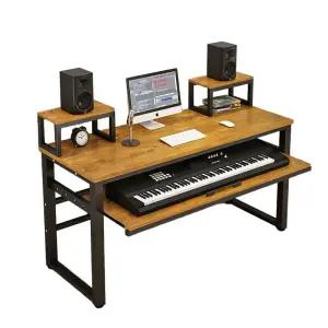 전자 작업대 컴퓨터책상 일반책상 미디데스크 테이블 키보드