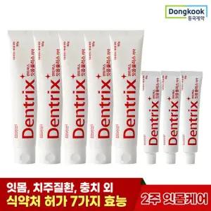 [비밀특가] 동국제약 덴트릭스 잇몸플러스치약 160g 5개 + 60g 3개