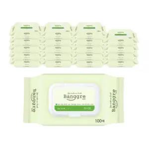 방그레 라이트 캡형 100매 20팩 물티슈