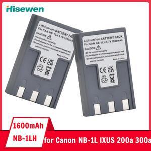 캐논 IXUS 200a 300 v2 v3 IXY 파워샷 용 1600mAh NB-1L 배터리