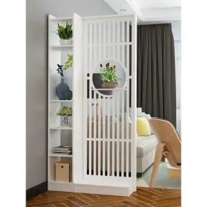 공간분리 수납장 입구 장식장 인테리어 원목 아파트