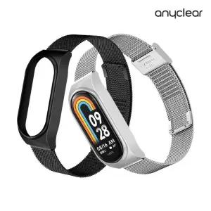 샤오미 미밴드8/8 NFC 호환 시계줄 클래식 메탈 스트랩