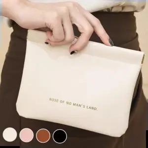 미니 자석 파우치 원터치파우치 슬림이너백 화장품파우치 여행수납파우치 가죽파우치 미니클러치