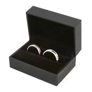 블랙 하드케이스 무지 커플링 주얼리케이스 반지케이스 커플링케이스 보석상자