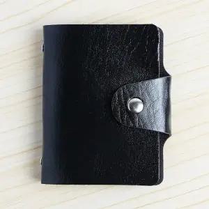 인조가죽 명함 카드지갑 블랙 교통카드지갑 슬림지갑 카드집 카드케이스 명함보관용품