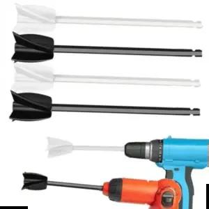 믹서기날 블랙 믹서기철 시멘트 반죽 드릴 페인트 믹서 에폭시 날개 교반기 믹싱 전동 반죽 철 페인트