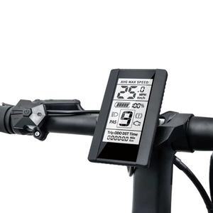 바팡 C965 LCD 디스플레이 전기 자전거 모터용 BBS01 36V 48V 속도 거리 및 배터리 효율 표시