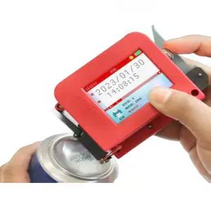 생산일자 비닐포장 캔 날짜입력 입력기 라벨바코드 식품 유통기한 미니분사기 생산품 인쇄분사기