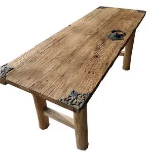 인테리어 앤틱 상판 원목 인테리어식탁 테이블 느릅나무 빈티지 식탁