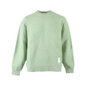 15주년 로고 라벨 패치 기모 맨투맨 그린멜란지 AI0018 AF7