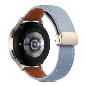 삼성 갤럭시 워치 7/6/5/4 44mm 프로 가죽 스트랩, 아마즈핏 밸런스 2 1/비프 6 5/액티브 시계줄