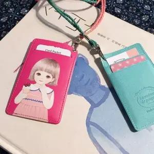 도담 마론 카드 케이스 목걸이형) 학용품 디자인팬시 팬시용품 아동용반지갑 아동지갑