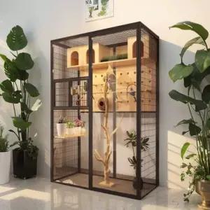 앵무새 대형 새장 새집 둥지 투명 아크릴