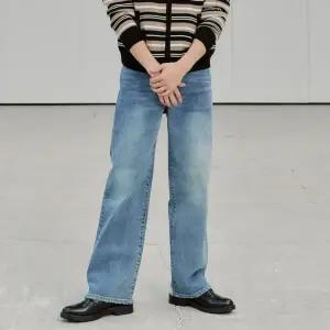 [롯데백화점]플랙 남성 와이드 엘라스틱 진 M54 빈티지 블루(PJTI5STM545)