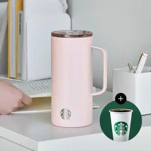 스타벅스 SS 핑크 탱크 텀블러 503ml 238945
