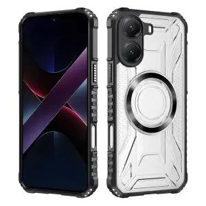 샤오미포코X7프로 맥세이프 투명 풀커버 범퍼 하드 핸드폰 케이스